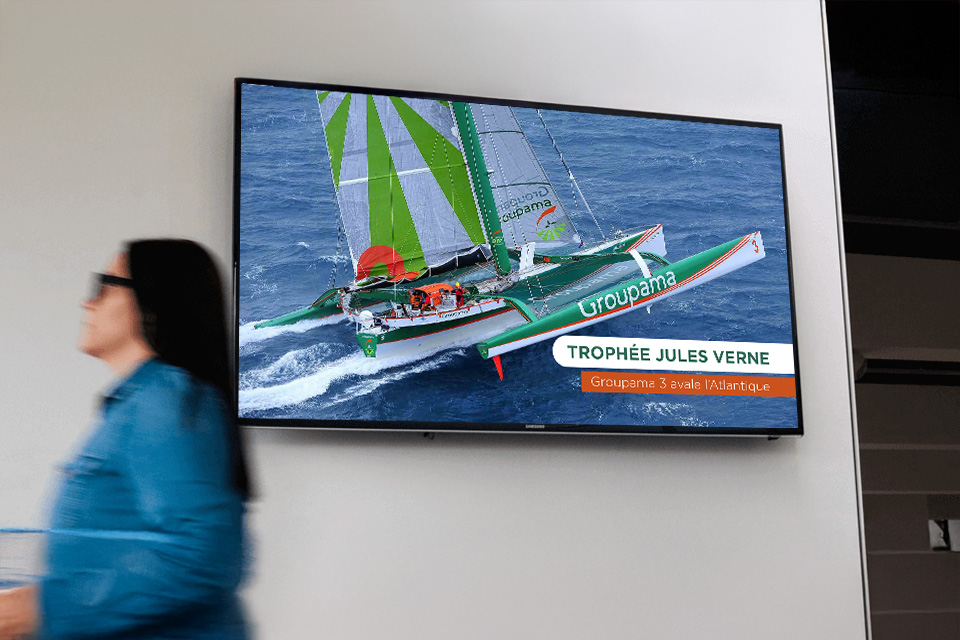 Portfolio Projet Groupama Affichage Dynamique