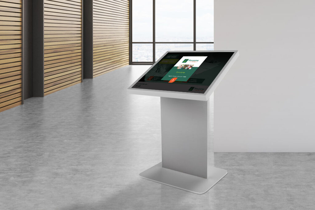 Portfolio Projet Groupama Borne Tactile