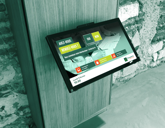 Portfolio Projet Groupama Borne Tactile